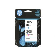 HP 305 2-Pack Tri-color/Black Original