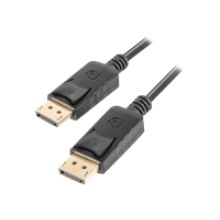LANBERG DisplayPort M/M cable 0.5m 4K bl