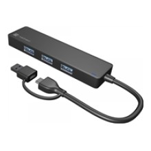 NATEC USB-C Hub Mayfly 4-port + adapter