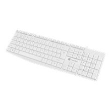 NATEC Keyboard Nautilus US slim white